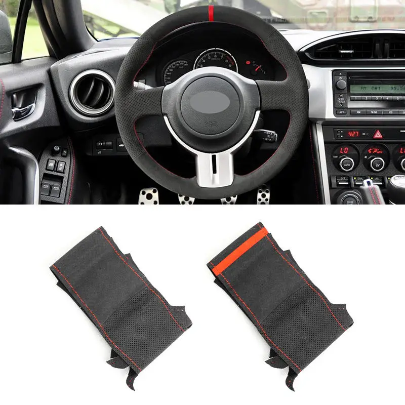 

Замшевый кожаный чехол «сделай сам» для Subaru BRZ 2012-2016 Toyota 86 Scion FR-S 2013 2014 2015 2016, салон автомобиля, руль