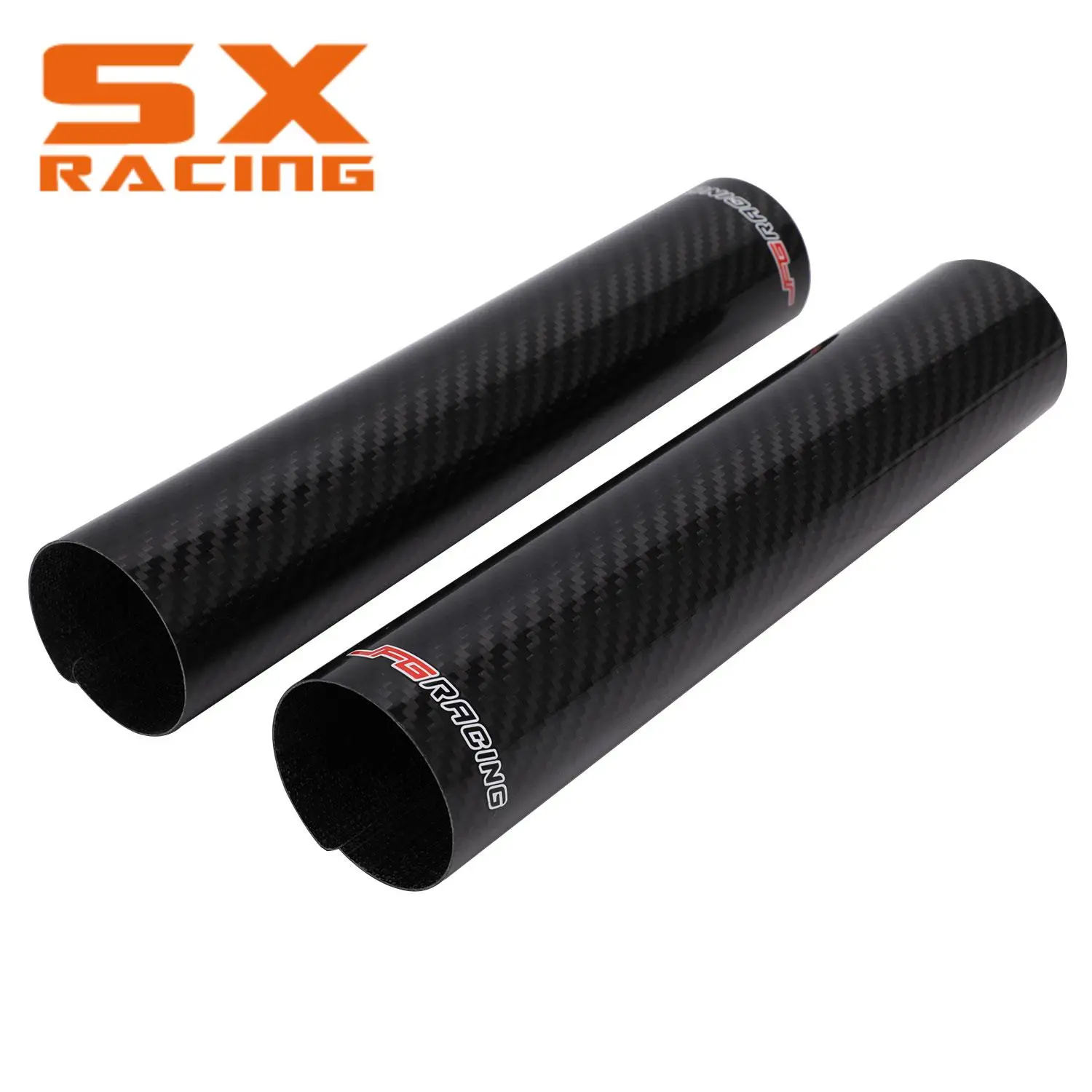 Motorcycle Carbon Fiber Front Fork Guard Wrap Cover Accessory For YAMAHA HONDA KTM EXC SX SXF XC XCF XCW 125 250 350 450 530 JFG