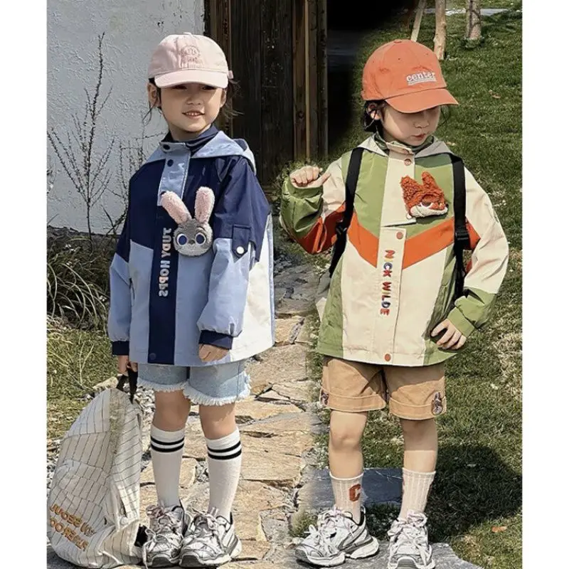 

Stormtrooper Kids 2025 Autumn Winter Clothing Stylish Color Blocked Workwear Jacket Women's Baby Windproof and Waterproof Coats