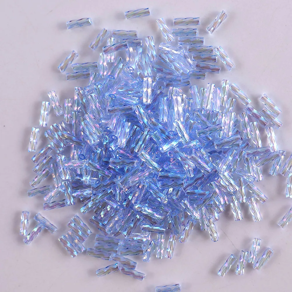 Japanese Imported MGB 6MM Spiral Color Tube Beads Bulk 10g/Tube, Used for Clothing Headdress Hair Clip Earrings DIY Accessories