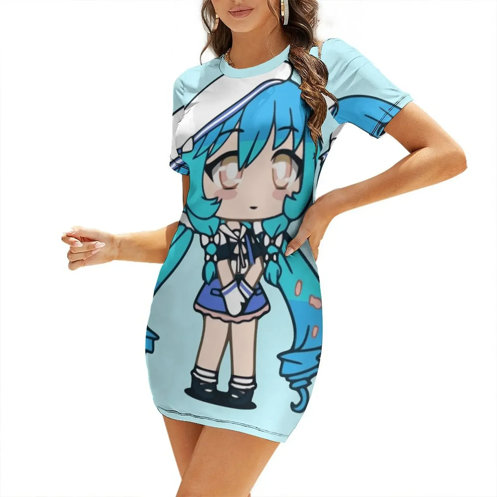 

Gacha Life Mizumi Short-Sleeved Dress dress women elegant luxury Dance dresses