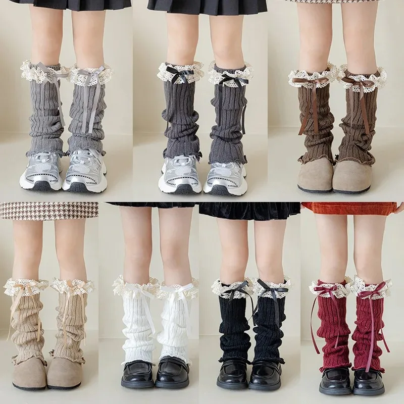 2025 New Autumn and Winter  Leg Cover Trend Personality Ballet Style Advanced Sense Cute Leg Cover Keep Your Legs Warm