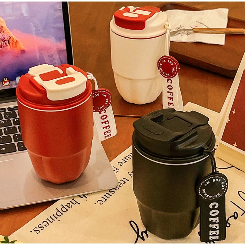 C Couple's water cup High aesthetic coffee cup portable dual drink Bottle Gourd bottle Slushy maker cup Custom water bottle cup