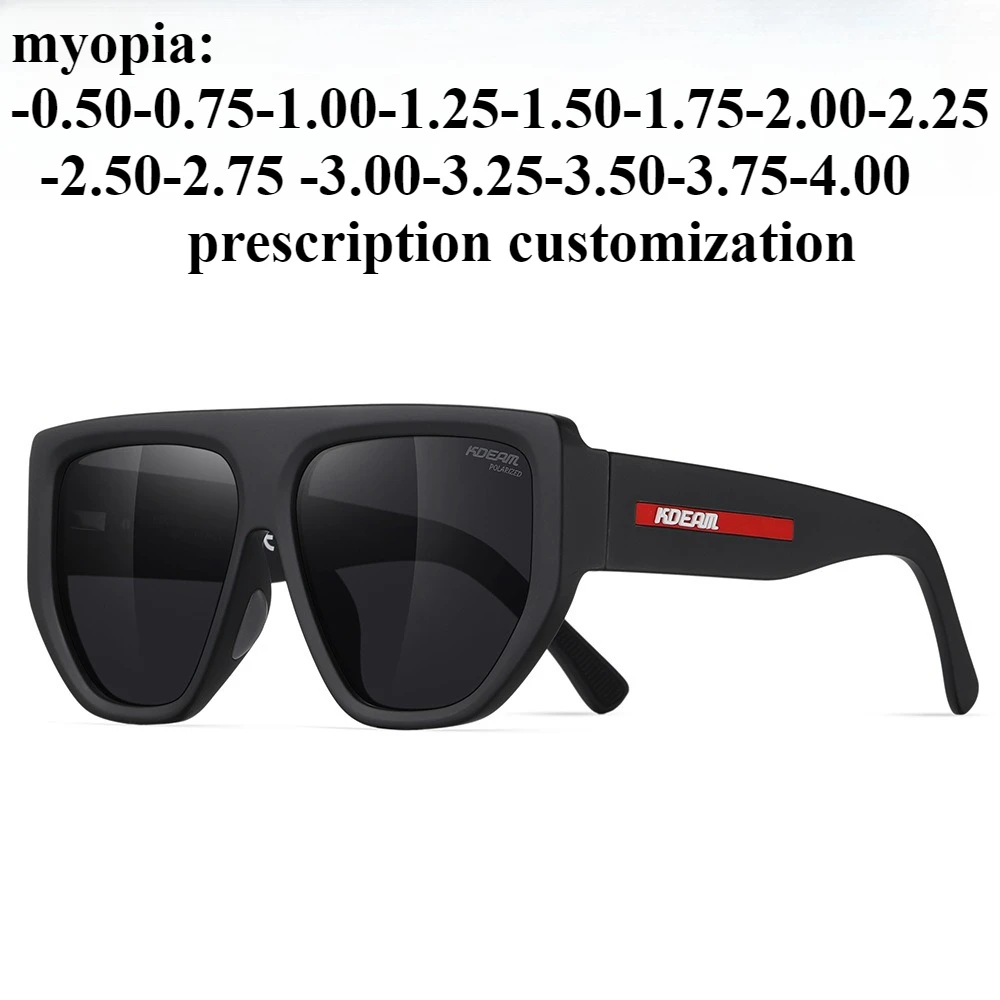 

70mm-150mm New Polygonal TR90 Sunglasses Polarized Large Frame Prescription Custom Astigmatism