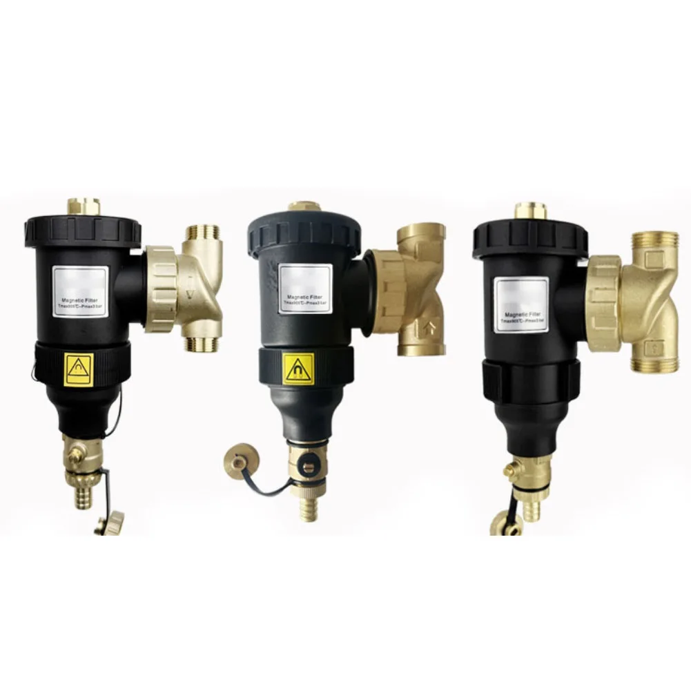 Magnetic Central Heating Water Filter DN20/DN25/DN32 Thread For Central Heating HVAC Systems Separates Sludge Scale Impurities
