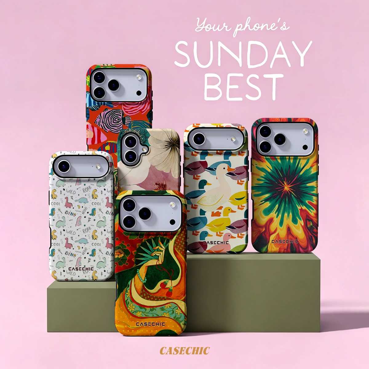 Colorful Dancer Illustration For Samsung Galaxy S26 S25 S24 A56 A36 Dual Layer Luxury Full Lens Protective phone Cover CaseChic