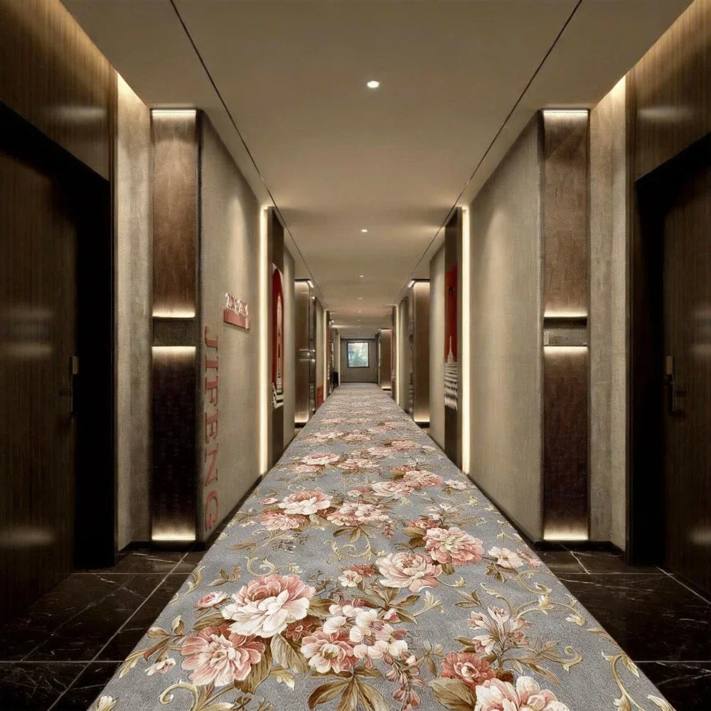 

Nordic Luxurious Style Long Corridor Carpet Marble Decoration Runner Hallway Home Aisle Floor Mats Living Room Entryway Area Rug
