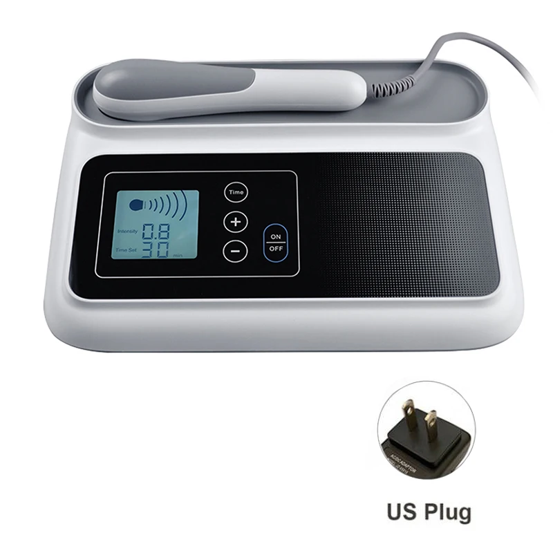 Ultraschall-Therapiegerät zur Schmerzlinderung, Muskelgelenke, Massage ohne Medikamenten, Ultraschall, 1 MHz Physiotherapie-Gerät, LCD-Display