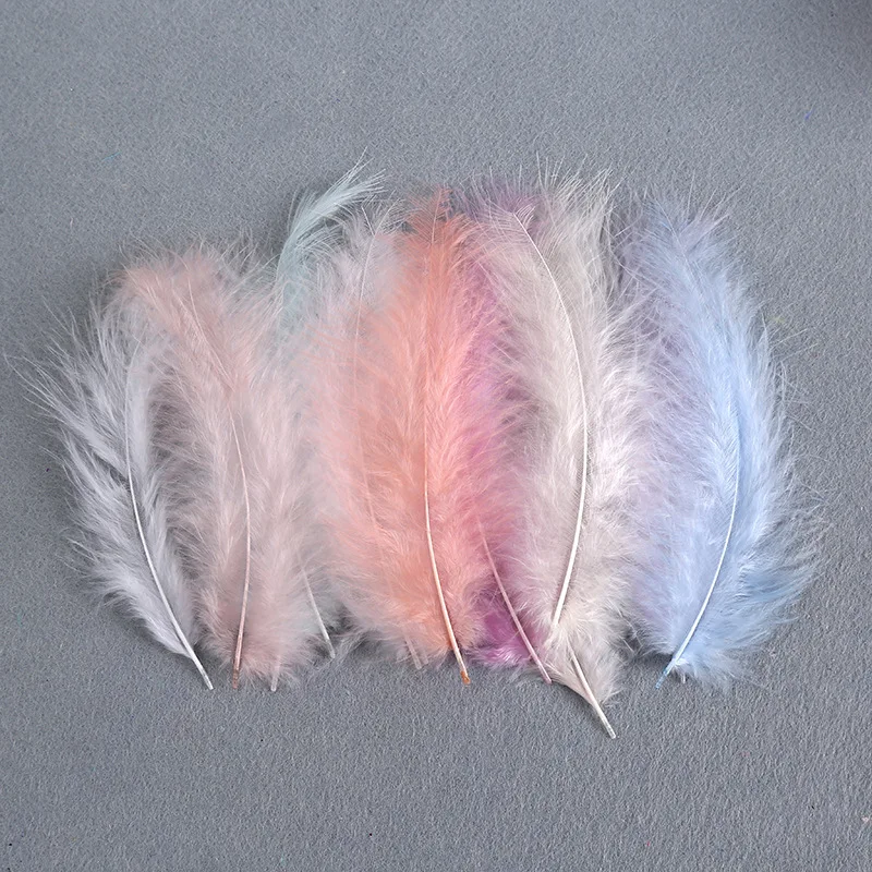 

Pointed Tail Velvet Turkey Feather Dream Catcher Color Fluffy Full Velvet DIY Clothing Accessories Wedding Party Performance