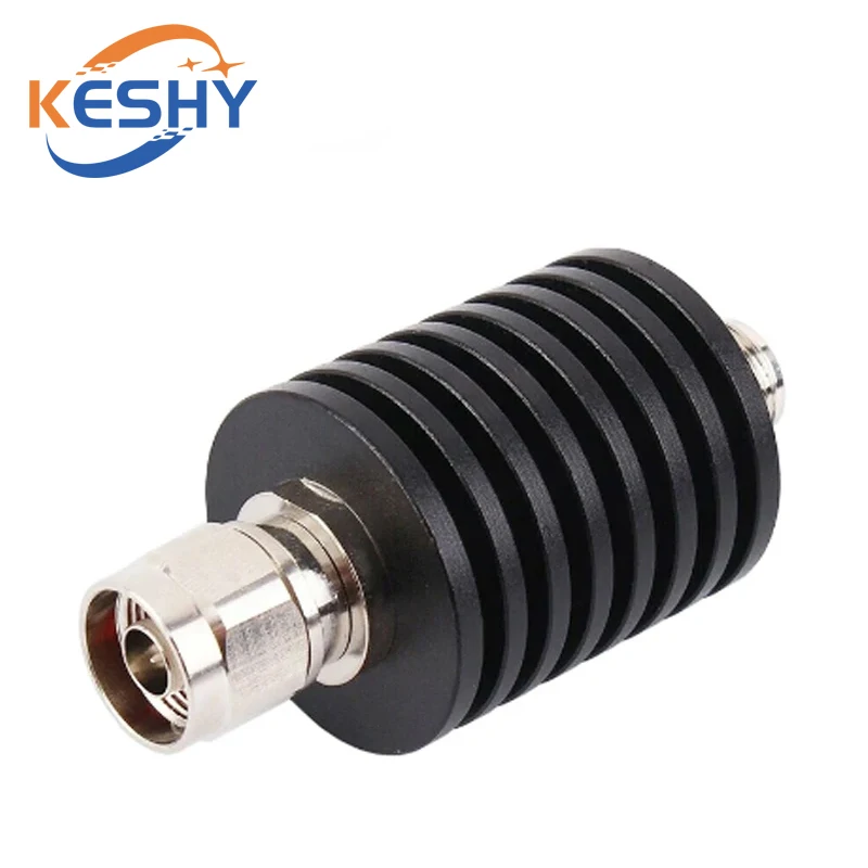 30W N Type Attenuator DC-3Ghz 1/2/3/5/6/10/15/20/30/40/50db N Male Plug to Female Jack RF coaxial Power Connector 50ohm