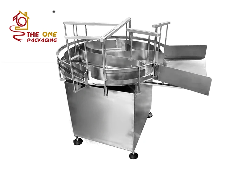 Otomatis TOTT-1 Meja Putar Lazy Susan Meja Putar Mesin Distribusi Botol Listrik Mengumpulkan Pengacak Mengumpulkan