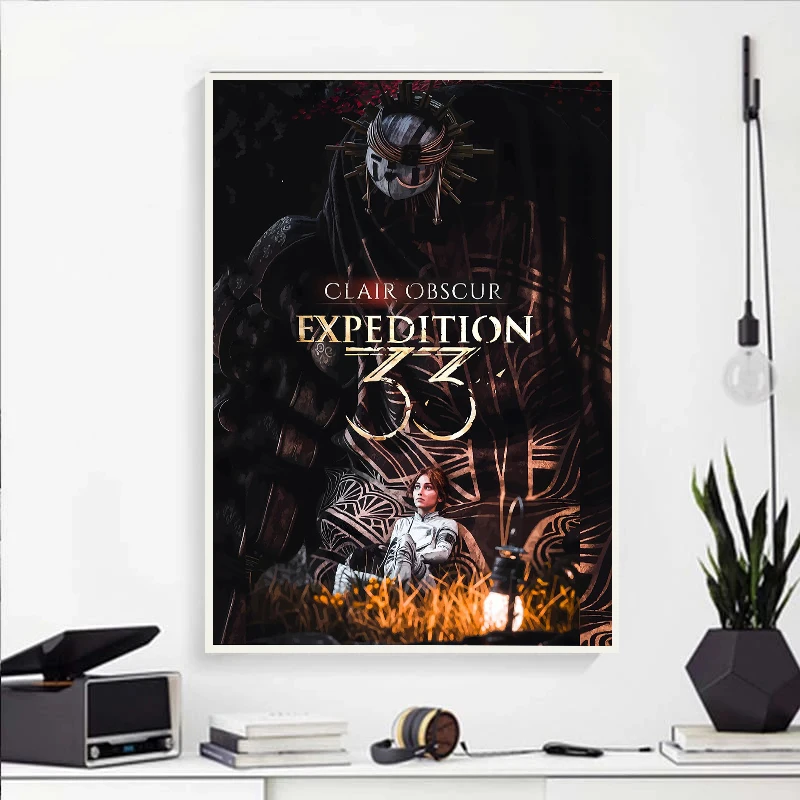 Modern Videos Games Clair Obscur Expedition 33 Poster Print HD Game Cover Canvas Painting Wall Art for Living Room Home Decor