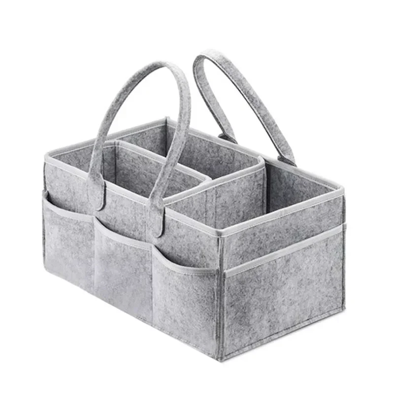 Organizer Portable Holder Bag Baby Diaper Caddy for Changing Table and Car  Nursery Essentials Storage Bins 38*23*18cm