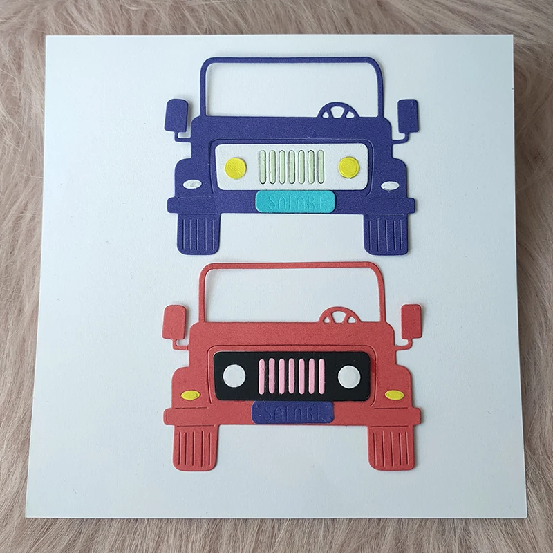 New Car metal cutting die mould scrapbook decoration embossed photo album decoration card making DIY handicrafts