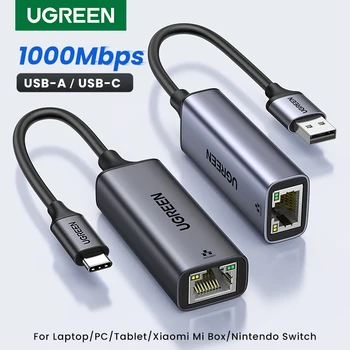 UGREEN USB Ethernet Adapter USB 3,0 Netzwerk Karte zu USB RJ45 Lan für PC Windows 10 Xiaomi Mi Box 3/S Nintend Schalter Ethernet USB