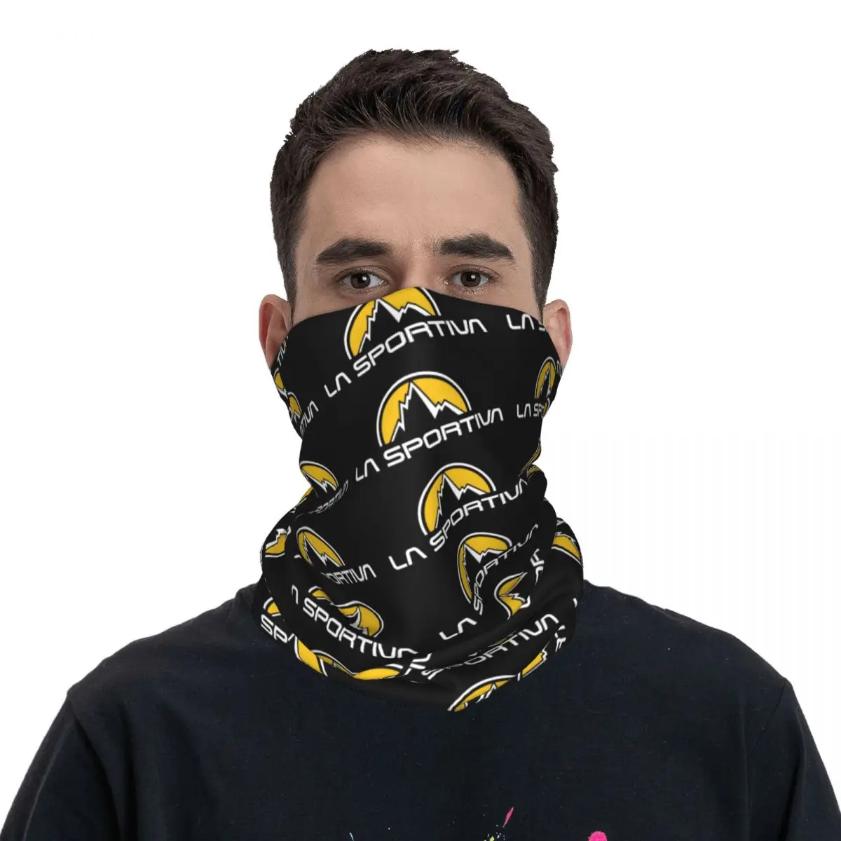 Adventure La SPORTIVA Bandana Neck Cover Printed Balaclavas Mask Scarf Multi-use Cycling Fishing for Men Women Adult All Season