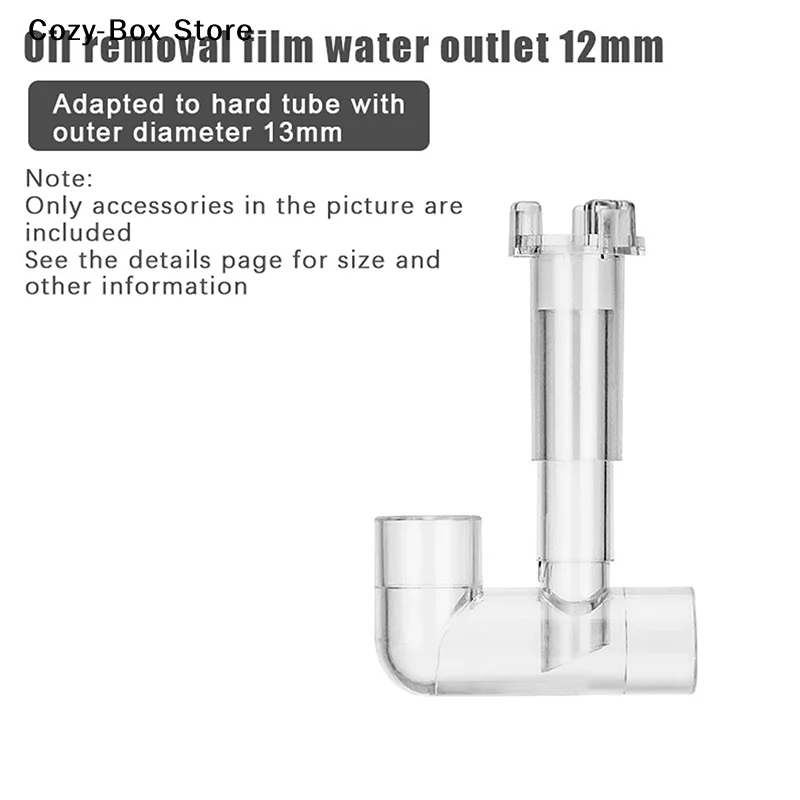[ZY]1Pcs Transparent PC Aquarium Lily Outflow Outlet Skimmer Accessories Filter Fishbowl Supplies Fish Tanks Akvarium Decoration