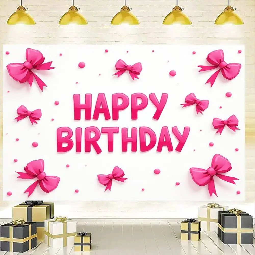 

VIKAMA Birthday Backdrop Cloth Birthday Party Gathering Decoration Hanging Tapestry Hanging Cloth Simple Photo Decoration Cloth