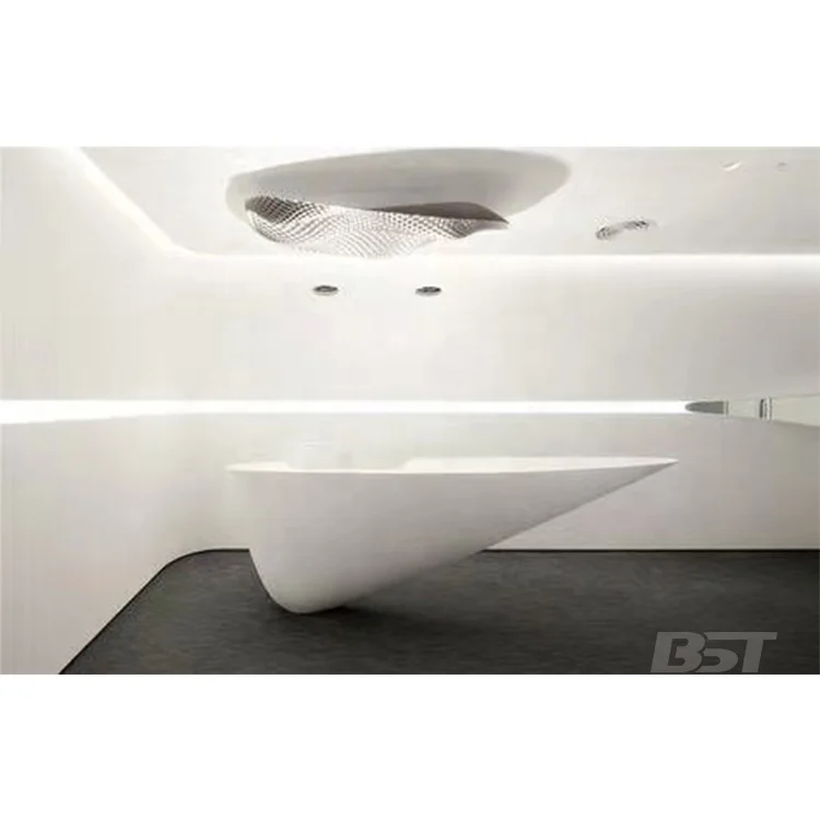 Round White Reception Desk Design Clinics Commercial Reception Desk