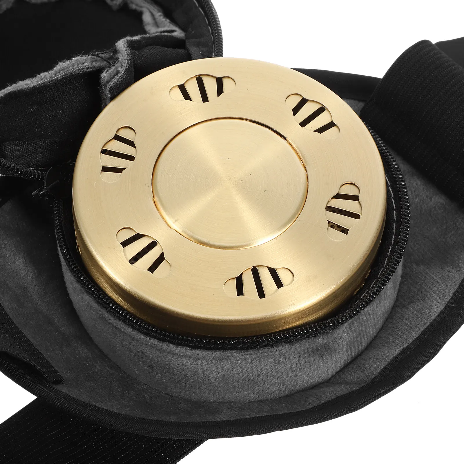Portable Moxa Box Adjustable Strap Moxibustion Herbal Therapy for Home Use Shoulder Waist Pain Relief Smokeless Copper