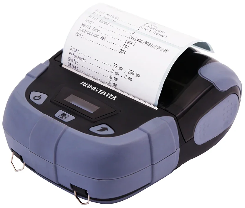 Rong ta RPP320 mobile portable direct thermal wireless blue tooth barcode receipt printer