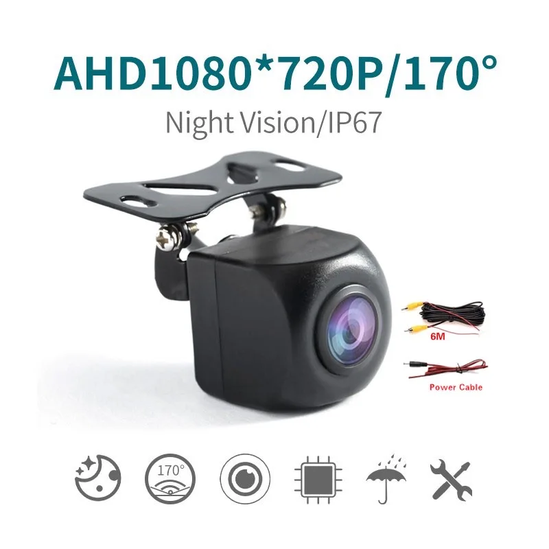 

Car AHD Reverse Camera Wide Angle Waterproof Rear View Camera for Parking Monitor AHD Screen