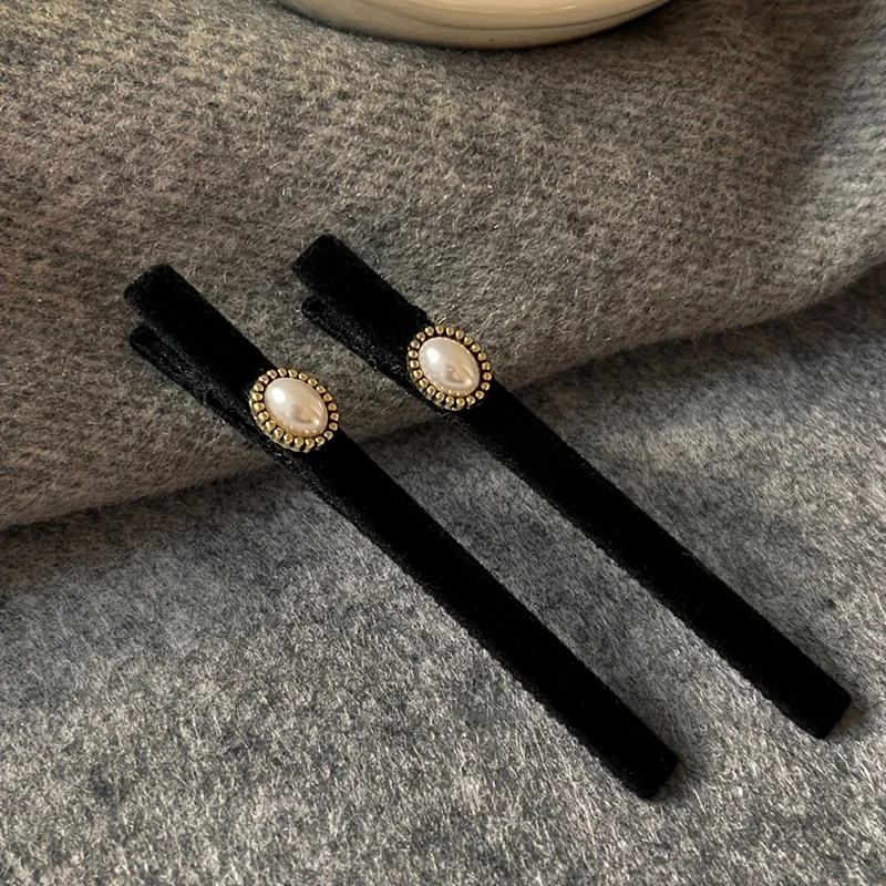 2 Stück Strass-Entenschnabel-Haarspangen, elegante Retro-glitzernde Haarklammern für Pony, Pferdeschwanz, Dutts, Vintage Glam Haarschmuck