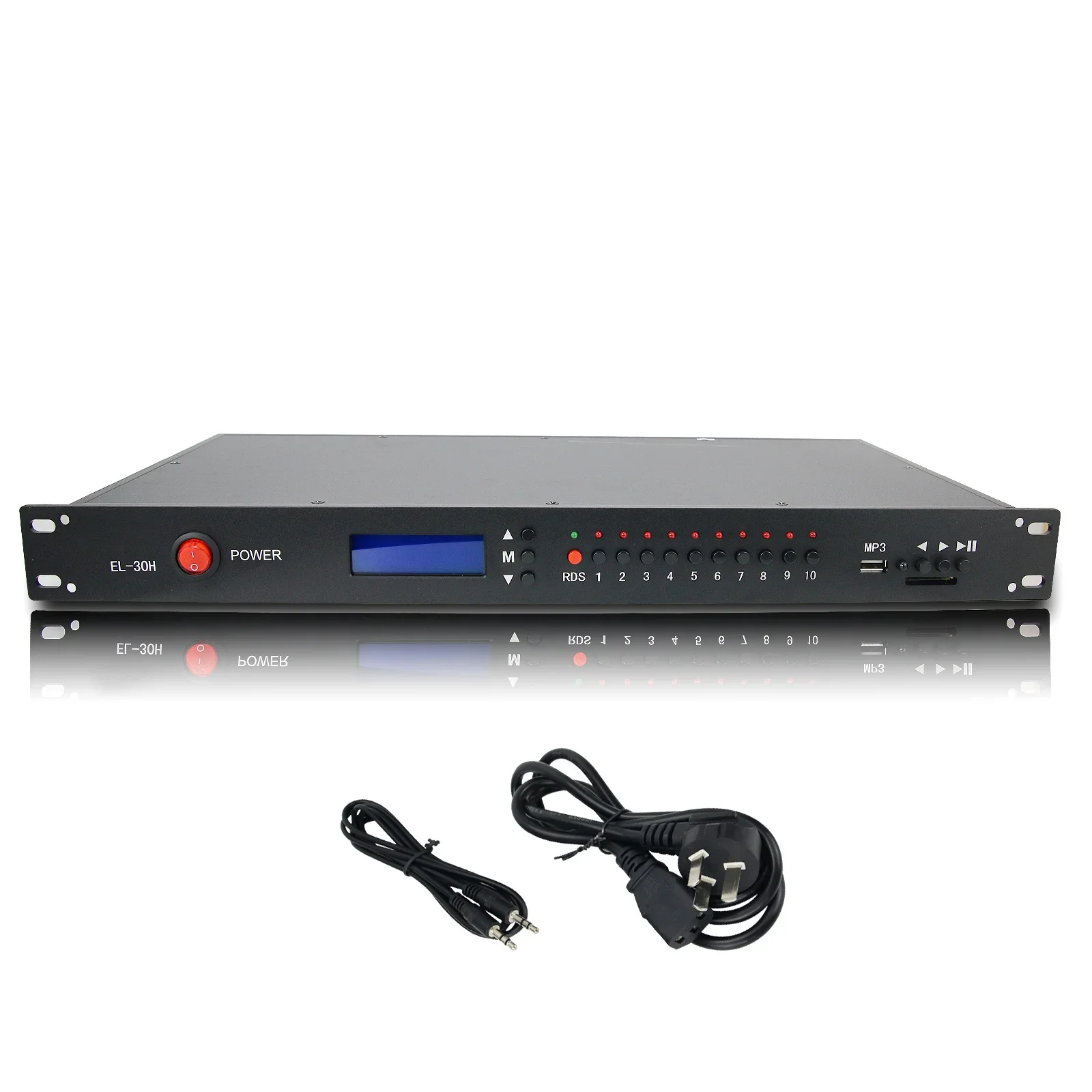

2026 EL-30H 15W 1-3KM RDS FM Radio Broadcast Transmitter Wireless Infrastructure Equipment
