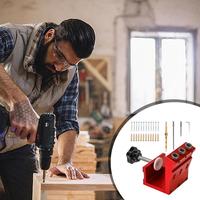 Angle Hole Drill Jig Pocket Dowel Hole Jig System Set Adjustable Portable Accurate Professional Multi-Functional Template Guide
