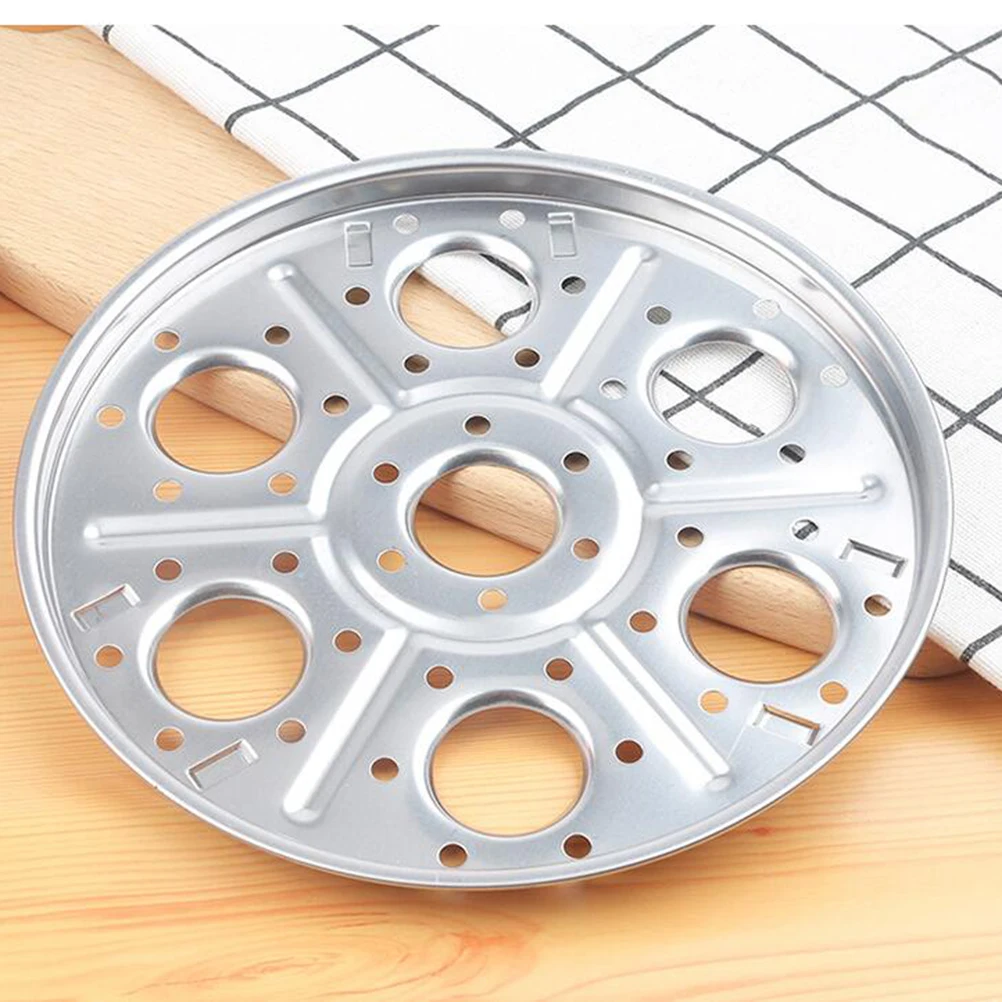 

Stainless Steel Egg Steamer Multifunctional Single Layer Steaming Rack For Eggs Fish Veggies Crab Tamale 6Cm Kitchen