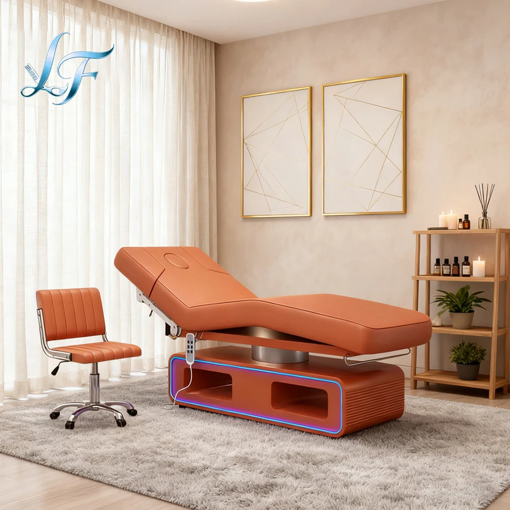 Electric Lifting Facial Beauty Bed Eyelash Bed Massage Table Adjustable Salon Chair Beauty Furniture Sofa Bed Comfortable