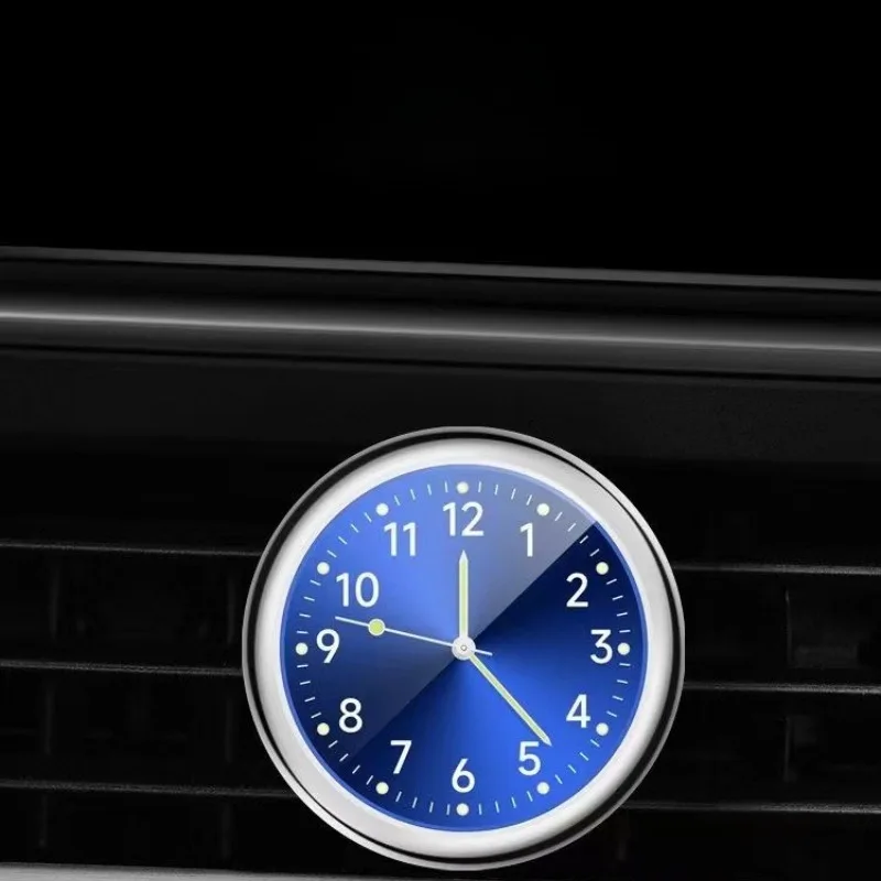 1pc Car Dashboard Clock Waterproof High Precision Electronic Watch Premium Air Vent Car Clock Auto Accessory