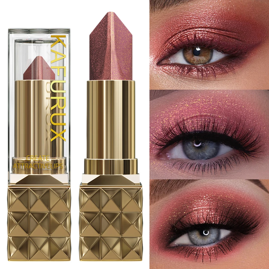 1개입 투톤 그라데이션 아이섀도우 스틱 펄 쉬머 컨투어링 아이섀도우 펜슬 한국 메이크업 여성용 선물 화장품 뷰티