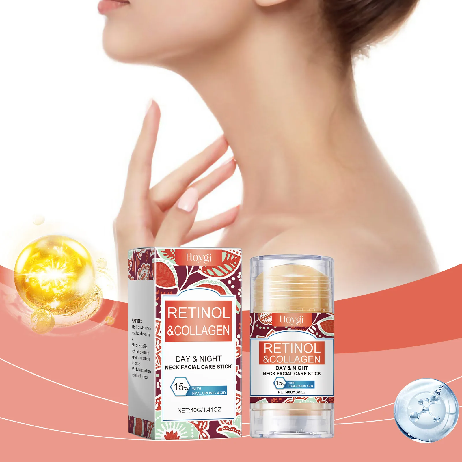 

Neck Facial Stick Brightening Skin fading neck lines Hydrating Moisturizing Firming Swan Neck Cream Skincare