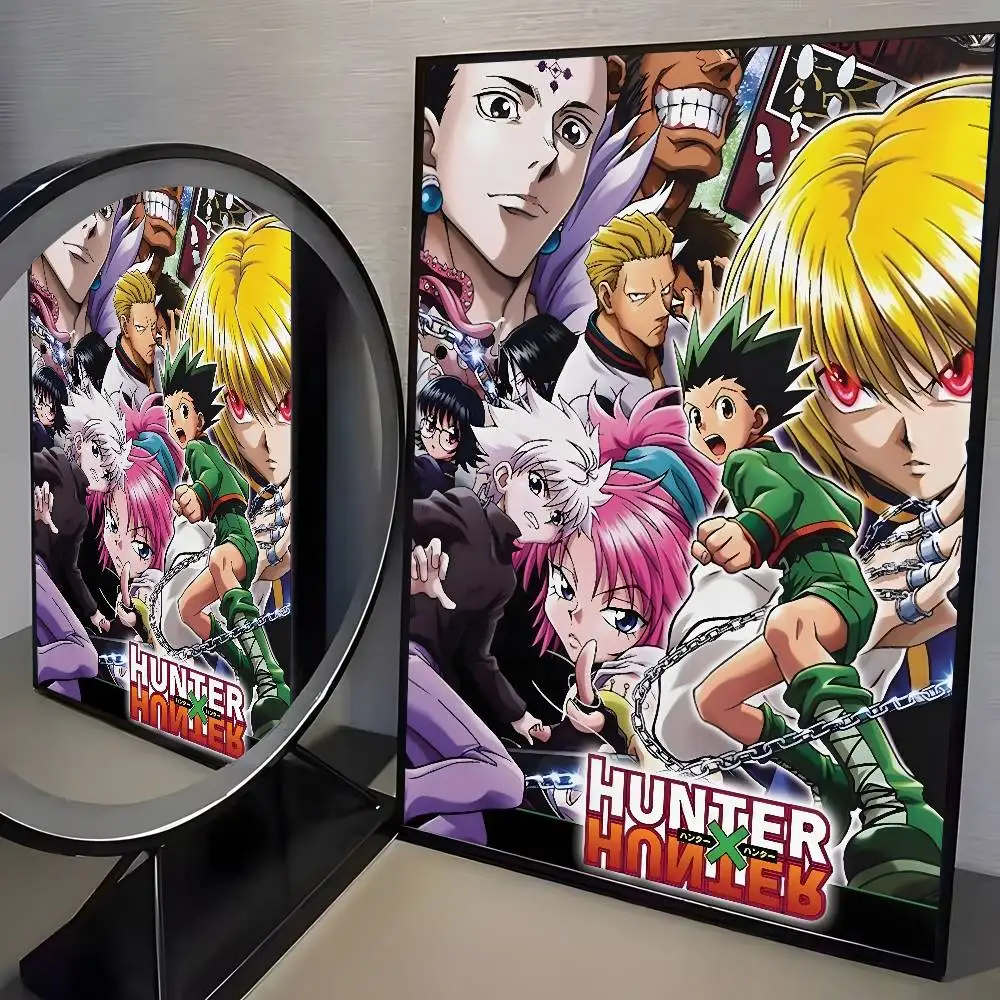 1 Stück Hochwertiges Japan Anime Hunter X Hunter Poster HD Leinwanddruck Ästhetisches Kunstdruckpapier Wandkunst für Wohnzimmer Heimdekoration – Detail 19