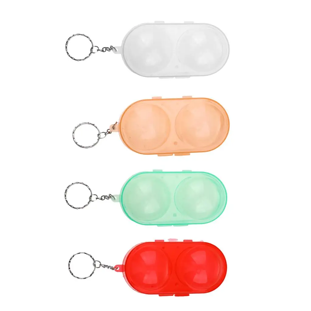 

MagiDeal High Quality Plastic Table Tennis Ball Container Box Pong Ball Storage Carry Case Hold up to 2 Balls 4 Colors