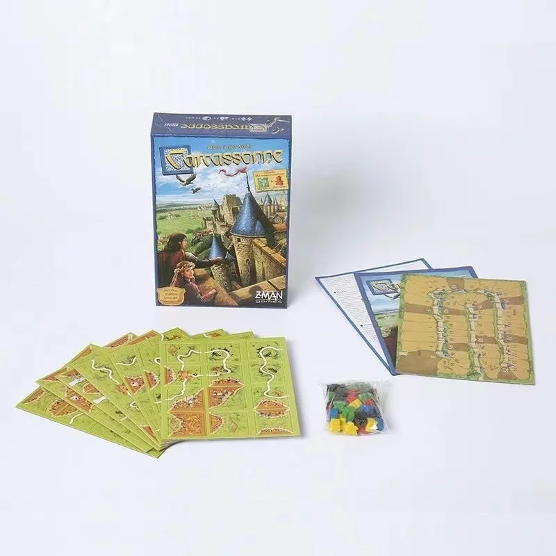 Carcassonne Winter Edition Board Game 2-5 Players For Family/Party/Gift Best Gift Funny Tile-placement Game