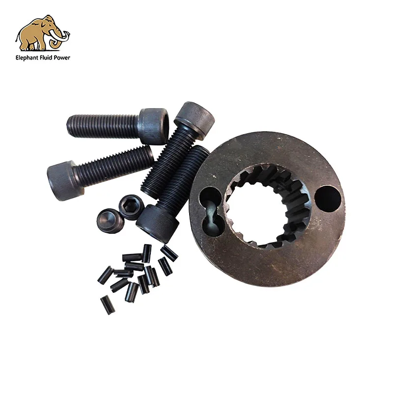 

In stock Excavator Hydraulic Pump Parts Rubber Coupling Spline 9# 16cm 4 hole 16T 85*46*40*45