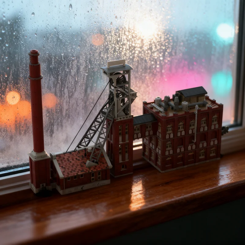 

14648 деталей MOC Kohle Zeche Bergwerk: Городские поезда и шахты, конструктор, модель, DIY, креативный подарок, декор для витрин, премиум-класс