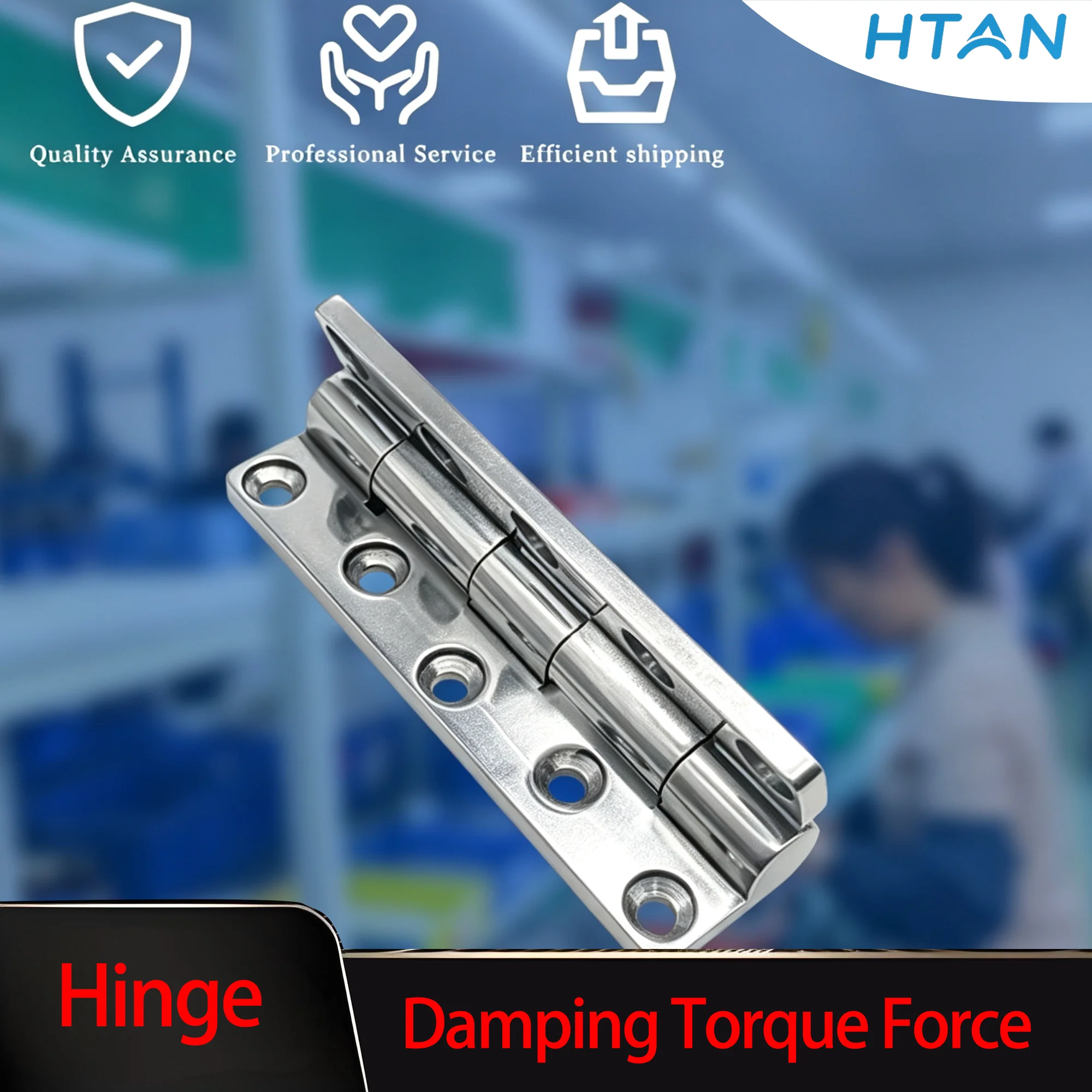 Heavy Duty Stainless Steel Hinges 304 Durable Hardware for Large Trucks Industrial Machinery Engineering Vehicles