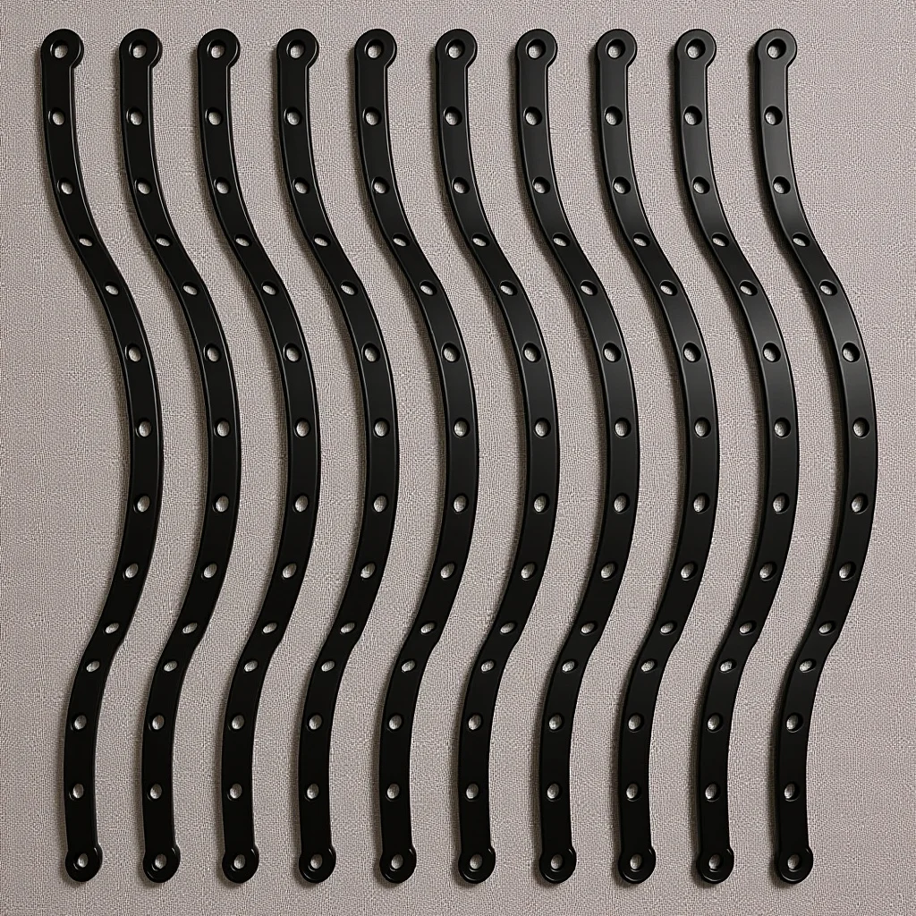 

10Pcs Hanger Display Strips Plastic Connector Kit Classic Color Simple Delicate Workmanship Hanger Strips Long Strip Display