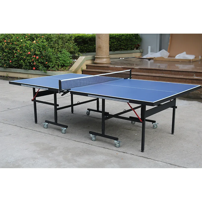 طاولة تنس طاولة قابلة للطي عبر الحدود على الطراز الحديث بالجملة مقاومة للماء ومقاومة للرطوبة للاستخدام المنزلي الداخلي والخارجي #3