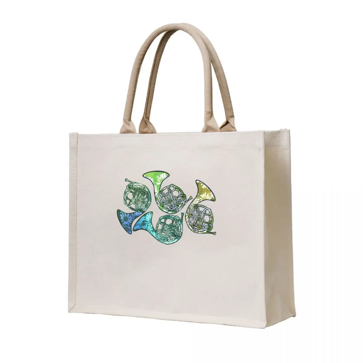 

French Horns Tote Bag eco pack bags for women reusable shopping bag