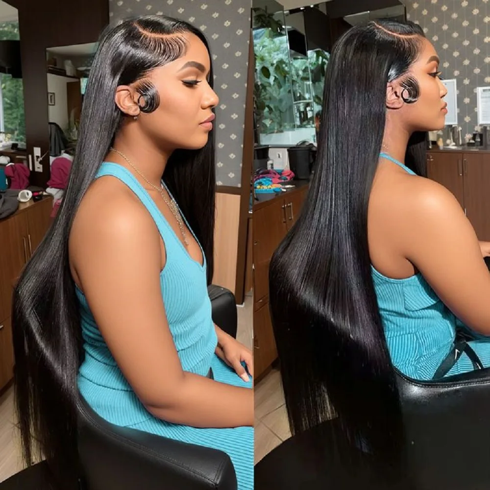 10A Straight Lace Front Wigs for Women Pre Plucked 200 Density 13x4 Transparent Lace Front Wig for Women Frontal Wigs Human Hair