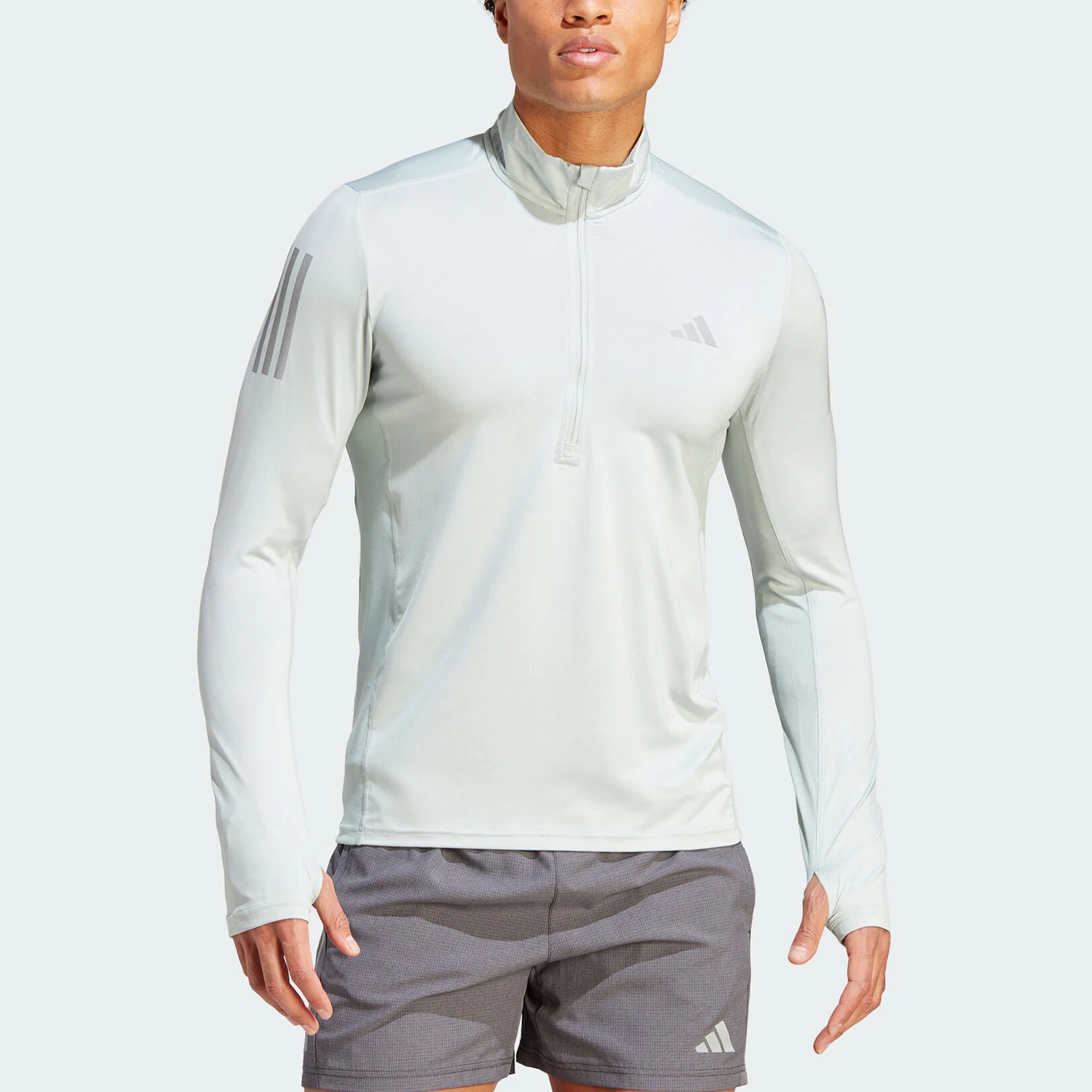 

Мужская толстовка Adidas Authentic New с капюшоном и короткой молнией IK9566