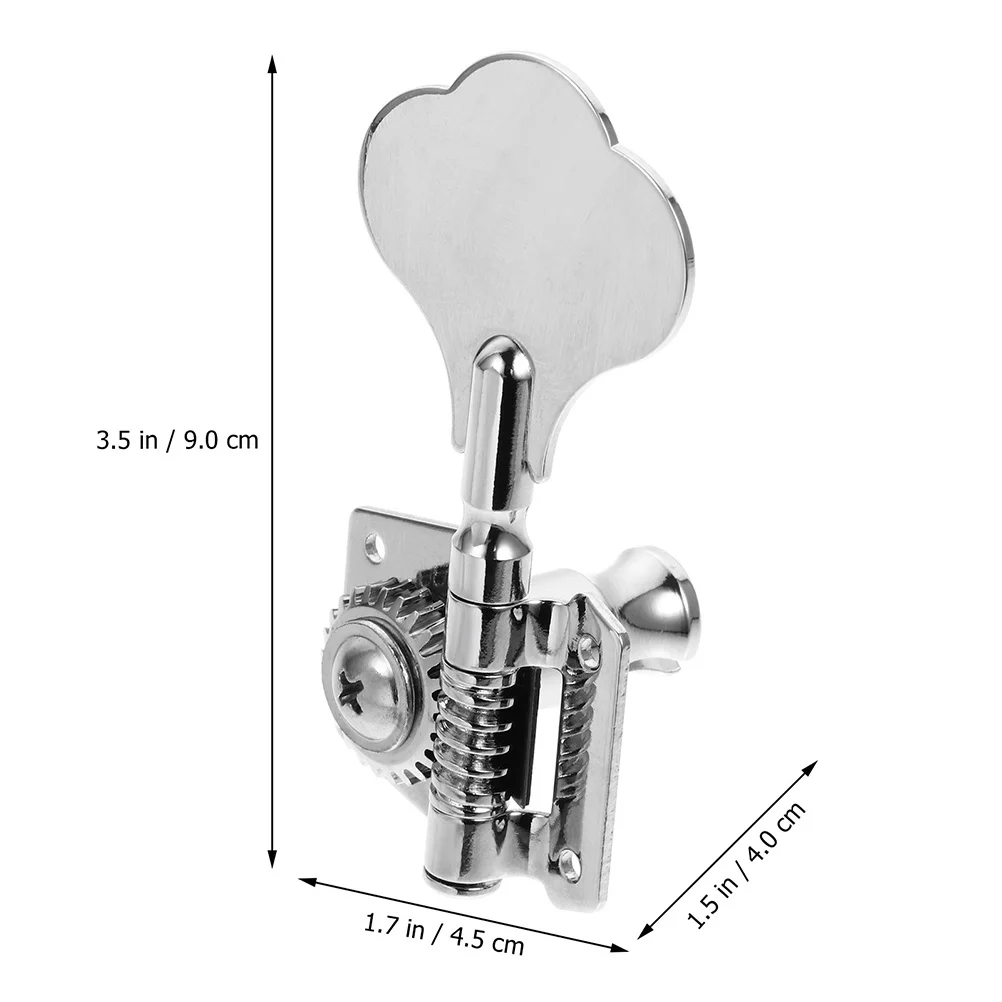 

1Set Bass Tuning Peg Durable Head Tuner Replacement for Electric Bass String Stability Professional Use