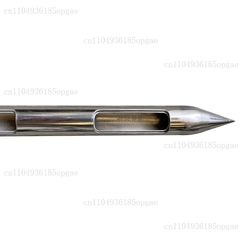 304 Stainless Steel Double-layer Powder Sampler, Solid Grain Fertilizer Rotary Probe, Cement Grain Particles