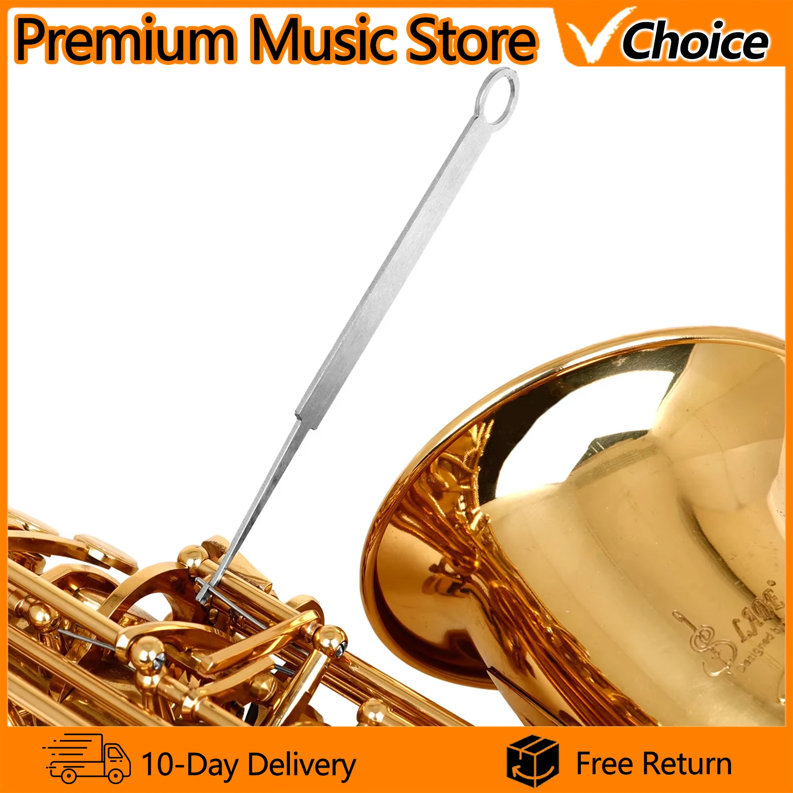 Saxophone Needle Spring Hook Woodwind Musical Instrument Accessories Double Hooks Design Repair Tool for Clarinet Oboe Sax Flute