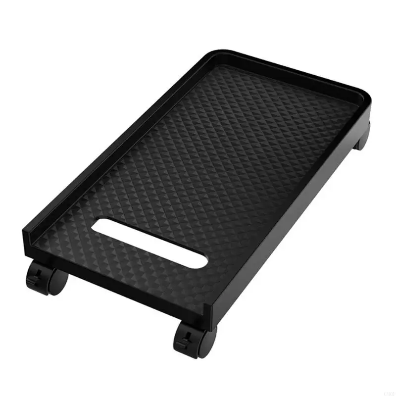 

C90F Desktop CPU Stand Cart with Raised Bottom and Two Locking Casters for Easy Mobility