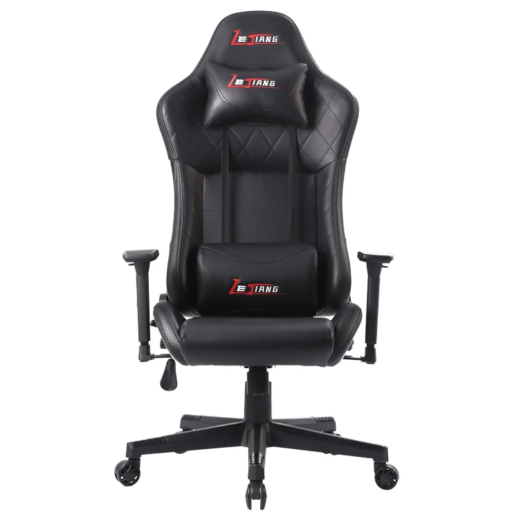 Free Sample Lj Cheap PC Gamer Racing Leather Fabric Pillow Office Computer Reclining White Style Racing Gaming Chair with Wheels